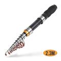 LEO 28049 Telescopic Fishing Rod for Sea / Freshwater - 2.3m
