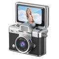 LK-027 Mini Retro Thumb Camera - 1.47" Flip Screen, HD 720p Video