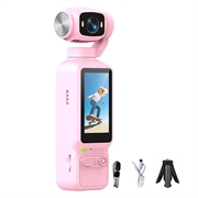 LK-032 Handheld Vlog Action Camera with Stabilization - Pink