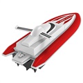 LSRC Remote Control Speedboat with Rechargeable Battery - Red