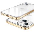 Luphie Anti-scratch iPhone 14 Hybrid Case - Gold