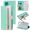 Lace Pattern Huawei P40 Lite Wallet Case - Green