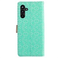 Lace Pattern Samsung Galaxy A13 5G Wallet Case - Green