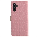 Lace Pattern Samsung Galaxy A13 5G Wallet Case - Pink