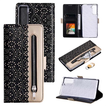 Lace Pattern Samsung Galaxy S21 5g Wallet Case Lace Pattern Samsung Galaxy S21 5g Wallet Case