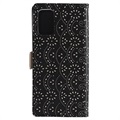 Lace Pattern Samsung Galaxy S20+ Wallet Case - Black