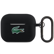 AirPods Pro 2 Lacoste Croc Logo Liquid Silicone Case - Black