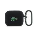 AirPods Pro 3 Lacoste Croc Logo Liquid Silicone Case - Black