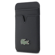 Lacoste Iconic Petit Pique Magnetic Card Holder - MagSafe Compatible - Navy