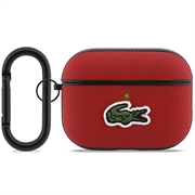AirPods Pro 3 Lacoste Petit Pique Croc Logo Patch Case - Red