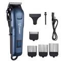 Langba Digital Display Cat & Dog Clipper / Electric Pet Grooming Trimmer with 4 Limit Combs - Blue
