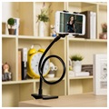 Lazy Universal Rotary Desktop Holder - 3"-7" - Black