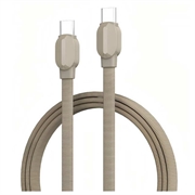 Ldnio LC212C Braided USB-C Fast Charging Cable - 2m, 65W - Titanium Gold