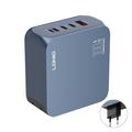 Ldnio Q8 100W GaN Fast Charger - 3x USB-C, USB-A, Lightning - Blue