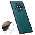 Leather Coated Honor Magic4 Hybrid Case - Green