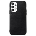 Samsung Galaxy A73 5G Leather Coated Hybrid Cover