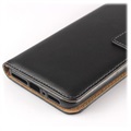 OnePlus 7 Pro Leather Wallet Case with Stand - Black