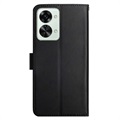 OnePlus Nord 2T Wallet Leather Case with Stand - Black