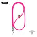 Leeu Design Stylish Universal Crossbody Phone Lanyard - 120cm, 6mm - Hot Pink