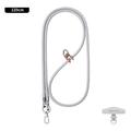 Leeu Design Stylish Universal Crossbody Phone Lanyard - 120cm, 6mm - Light Grey