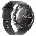 Lemfo T92 Smartwatch with TWS Earphones - iOS/Android - Black