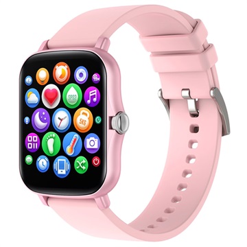 Lemfo Y20 Waterproof Smartwatch with Heart Rate - Pink