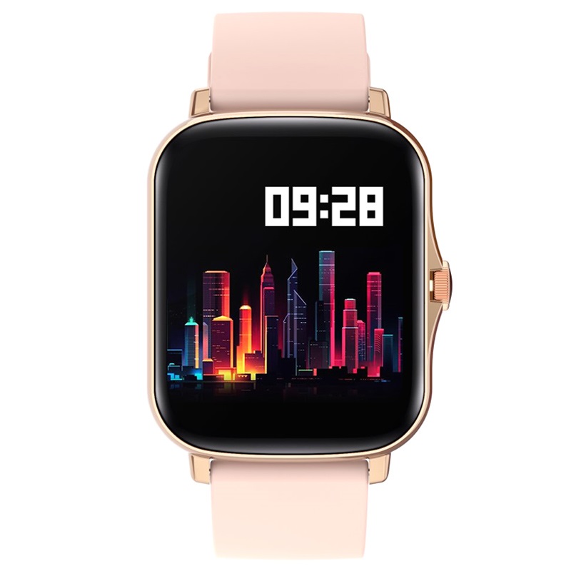 Lemfo Y20 Waterproof Smartwatch with Heart Rate - Rose Gold