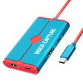 Lemorele AC08 Video Capture Card / Gaming Recorder Adapter - Blue / Red