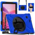 Lenovo Tab Heavy Duty 360 Case with Hand Strap - Blue / Black