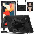 Lenovo Tab K9 Heavy Duty 360 Case with Hand Strap - Black