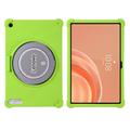 Lenovo Tab Plus Gen 2 Shockproof Silicone Case with Pencil Holder - Green