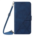 Line Series Samsung Galaxy S20 FE Wallet Case - Blue