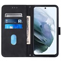 Line Series Samsung Galaxy S22 5G Wallet Case - Black