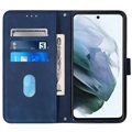 Line Series Samsung Galaxy S22 5G Wallet Case - Blue