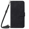 Line Series Samsung Galaxy S22+ 5G Wallet Case - Black