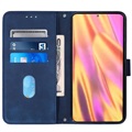 Line Series Samsung Galaxy S22 Ultra 5G Wallet Case - Blue