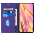 Line Series Samsung Galaxy S22 Ultra 5G Wallet Case - Purple