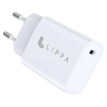 Lippa 20W USB-C PD Wall Charger - White