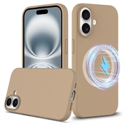 iPhone 16 Liquid Silicone Case - MagSafe Compatible - Desert Gold