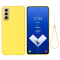 Samsung Galaxy S21 FE 5G Liquid Silicone Case - Yellow