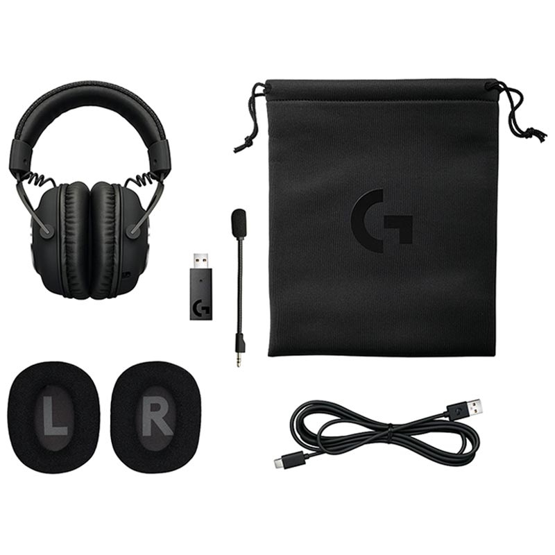 Logitech G Pro X Lightspeed Wireless Gaming Headset Black Logitech G