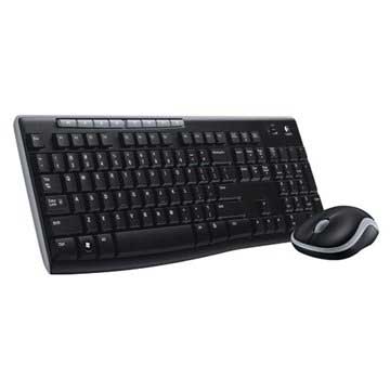 Logitech MK270 Wireless Desktop - Black - Nordic Layout