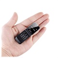 Long-CZ J9 Mini Flip Phone - GSM, Bluetooth - Black