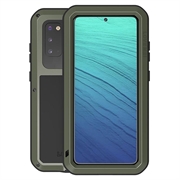 Samsung Galaxy S20 Love Mei Powerful Hybrid Case - Army Green