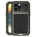 Love Mei Powerful iPhone 14 Pro Hybrid Case - Green