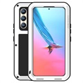 Love Mei Powerful Samsung Galaxy S22 5G Hybrid Case - White