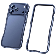 iPhone 17 Pro Luphie Safe Lock Metal Bumper - Dark Blue