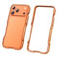 iPhone 17 Pro Luphie Safe Lock Metal Bumper - Orange