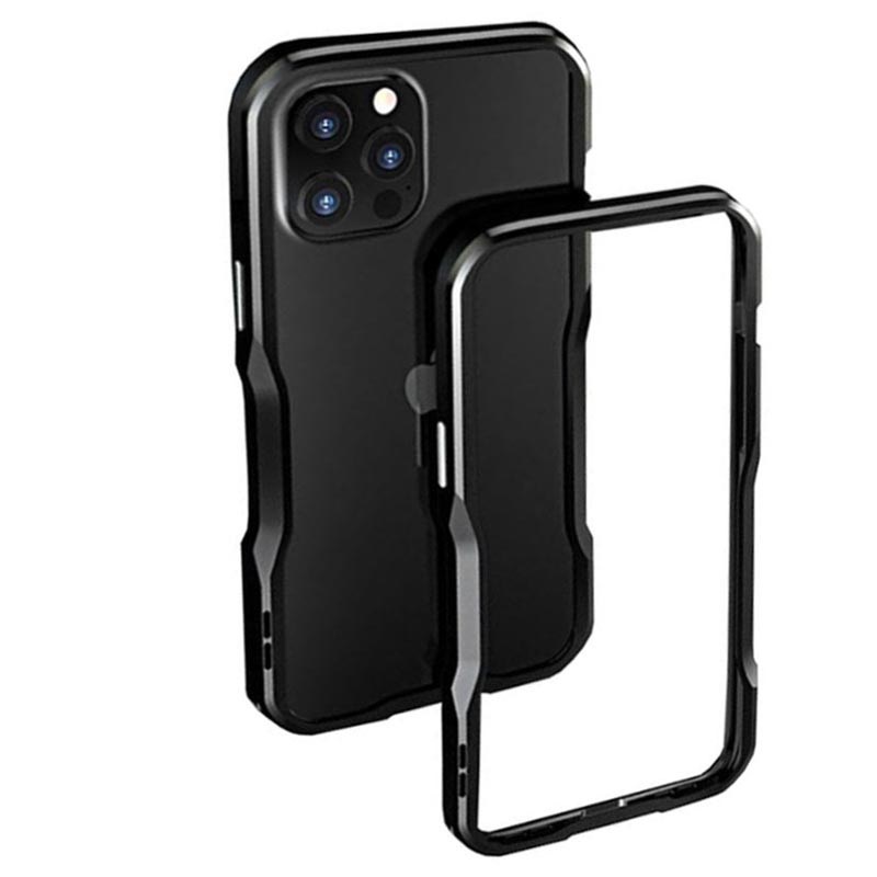 probleem behang Confronteren Luphie iPhone 12 Pro Max Metal Bumper