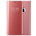 Luxury Mirror View iPhone 7/8/SE (2020)/SE (2022) Flip Case - Rose Gold